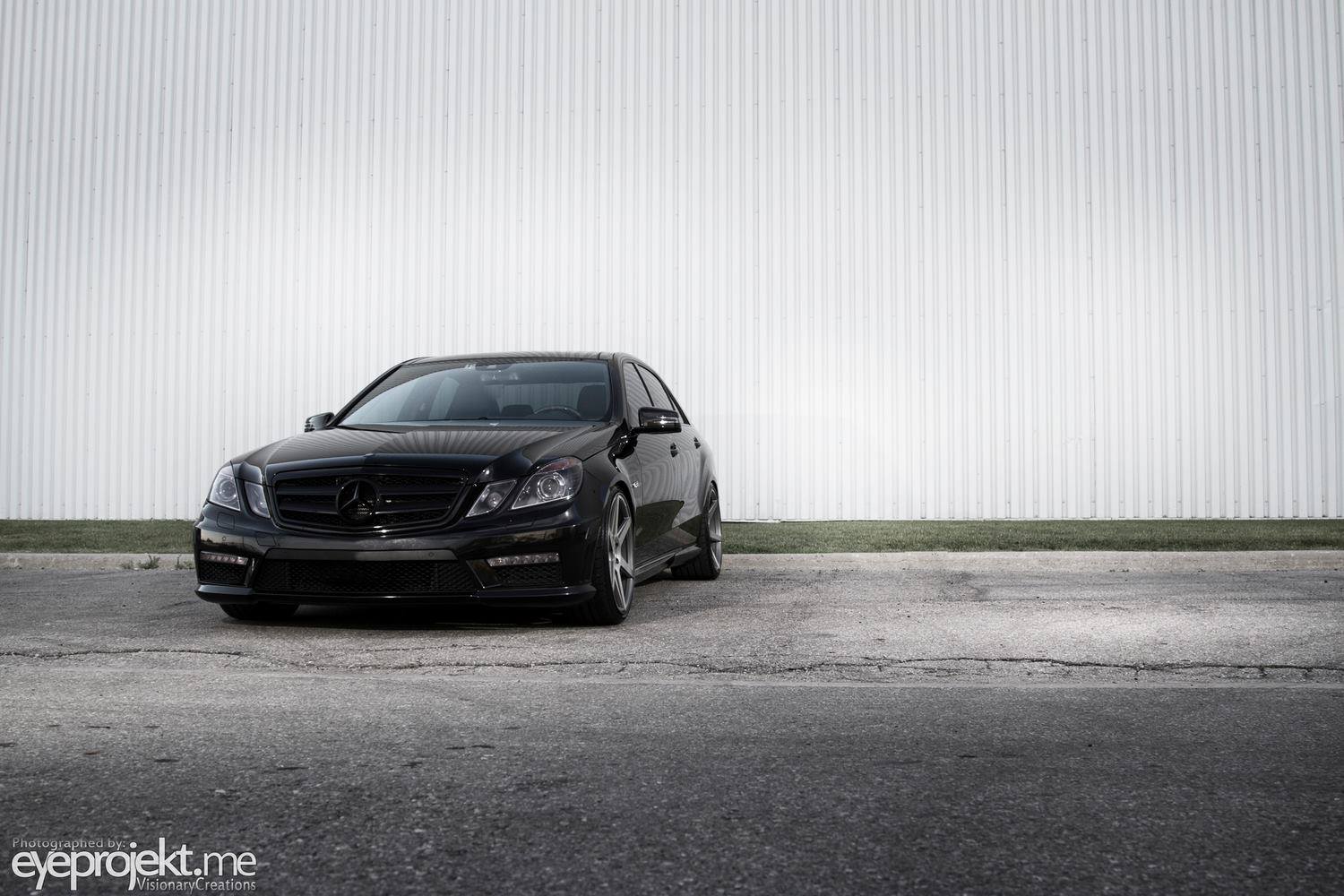 Stance Wheels SC-6 Slate Grey on Mercedes Benz E63 AMG